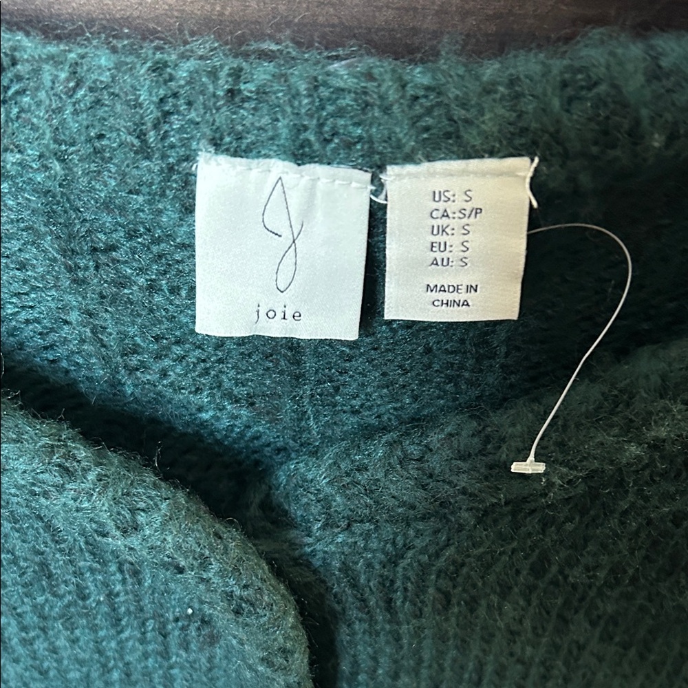 Joie Teal Button-Up Cardigan Brand New - Picture 2 of 5